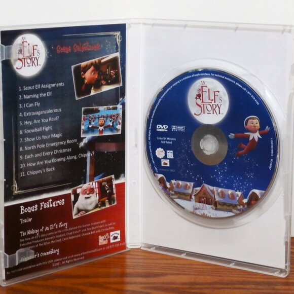 Elf on The Shelf a Christmas Tradition Toy Figure  IN THE BOX + BOOK + DVD - Picture 16 of 16